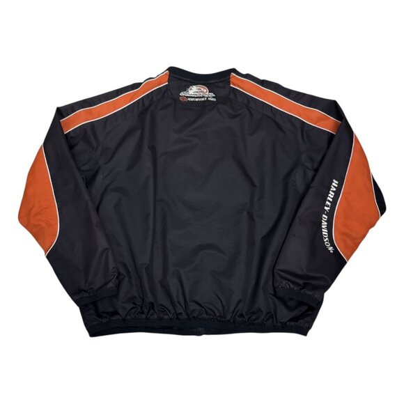 HARLEY DAVIDSON Y2K Screaming Eagle Motorcycle Biker Bomber Light Jacket Mens XL - Picture 5 of 7